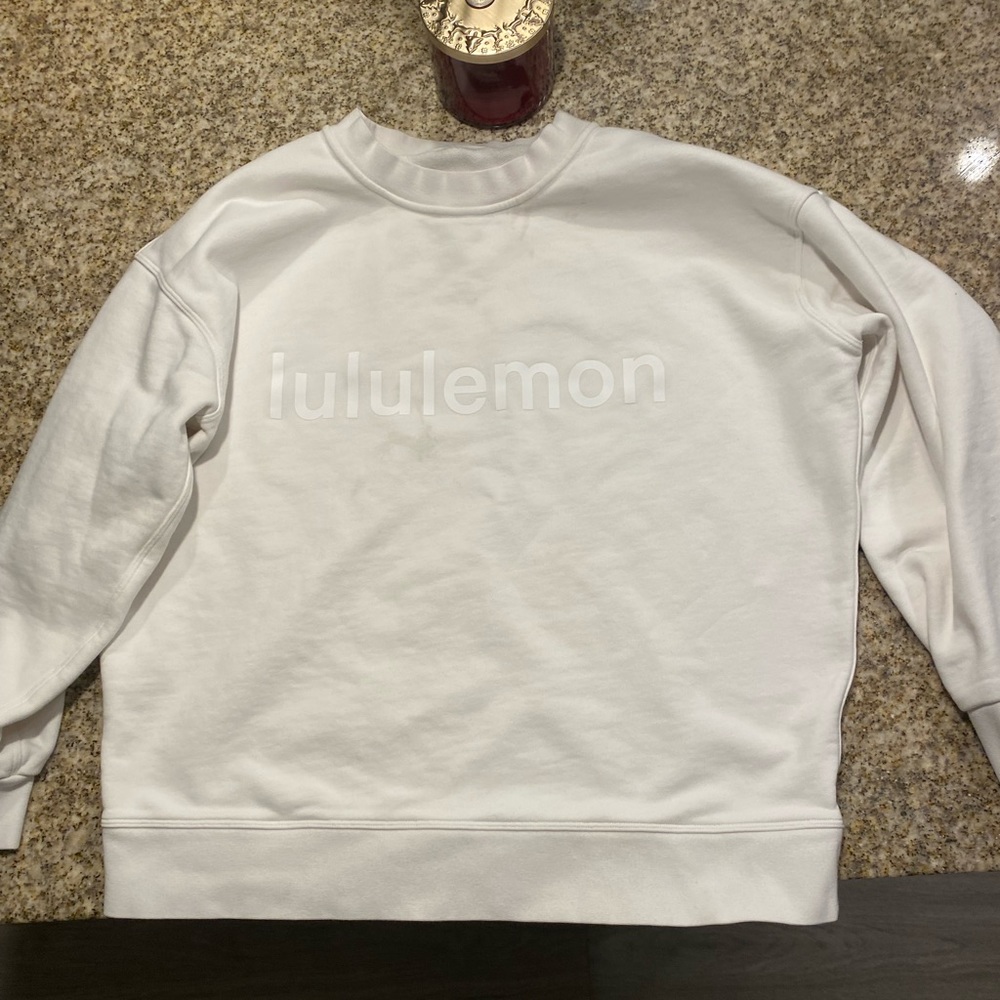 Lululemon perfectly oversized logo sweatshirt